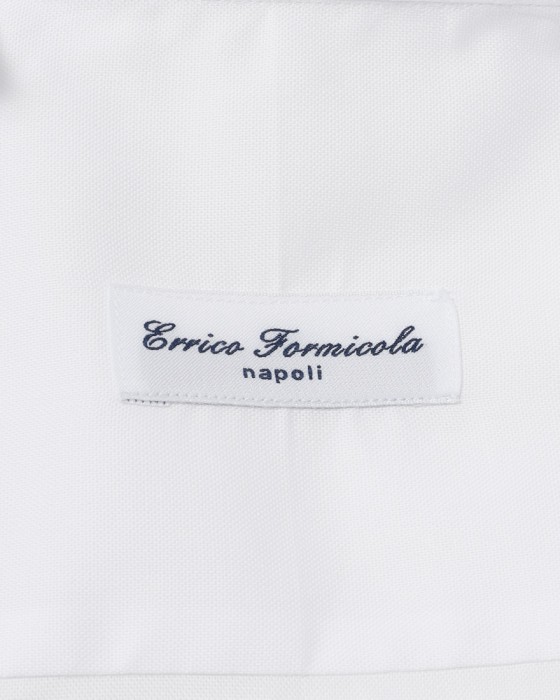 ERRICO FORMICOLAコットンオックス レギュラーカラーシャツ【HUGO】13l