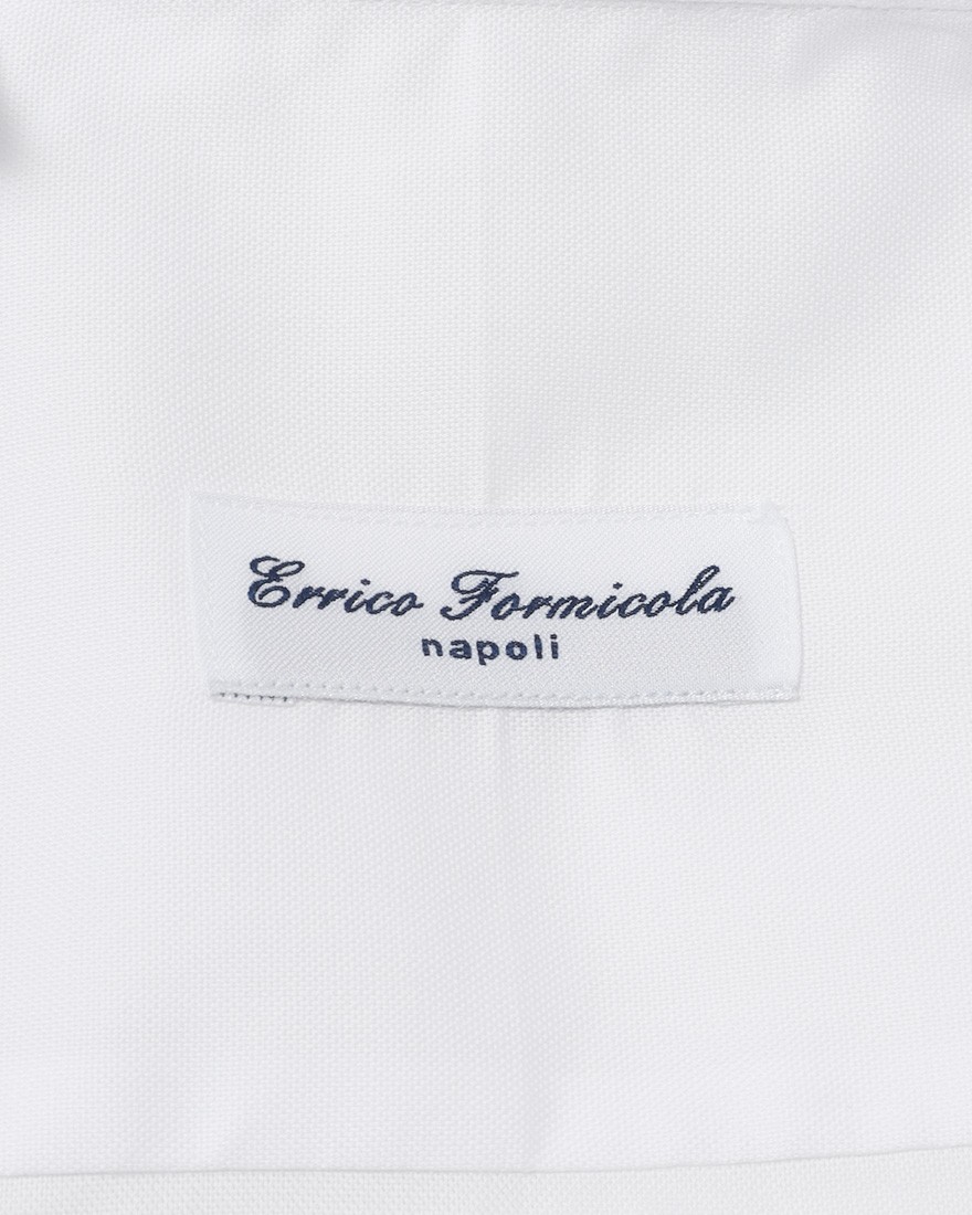 ERRICO FORMICOLAコットンオックス レギュラーカラーシャツ【HUGO】13l