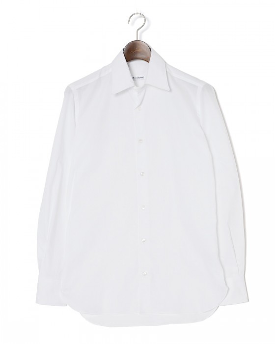 ERRICO FORMICOLAコットンオックス レギュラーカラーシャツ【HUGO】c0