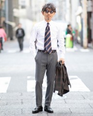 ERRICO FORMICOLAコットンオックス レギュラーカラーシャツ【HUGO】mb_ma