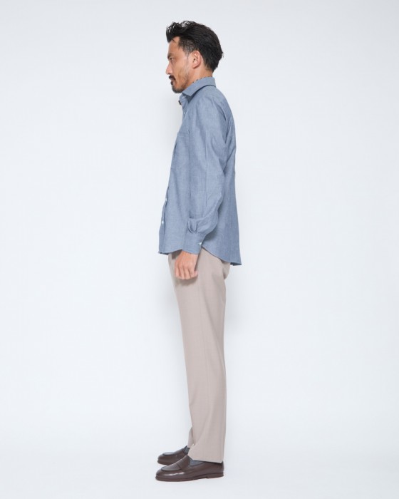ERRICO FORMICOLAコットンシャンブレー ジャンニシャツ 【GIANNI】02l
