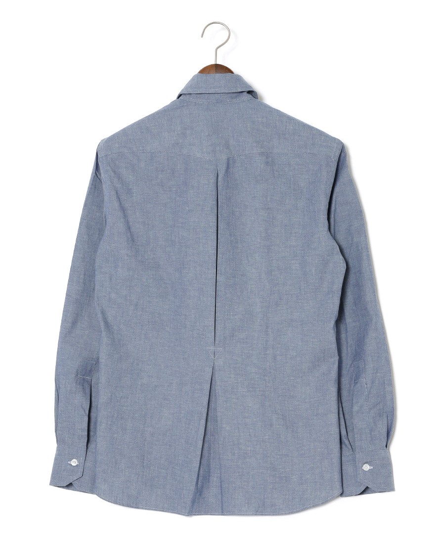 ERRICO FORMICOLAコットンシャンブレー ジャンニシャツ 【GIANNI】04l