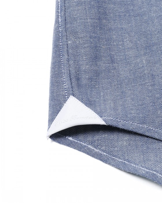 ERRICO FORMICOLAコットンシャンブレー ジャンニシャツ 【GIANNI】09l