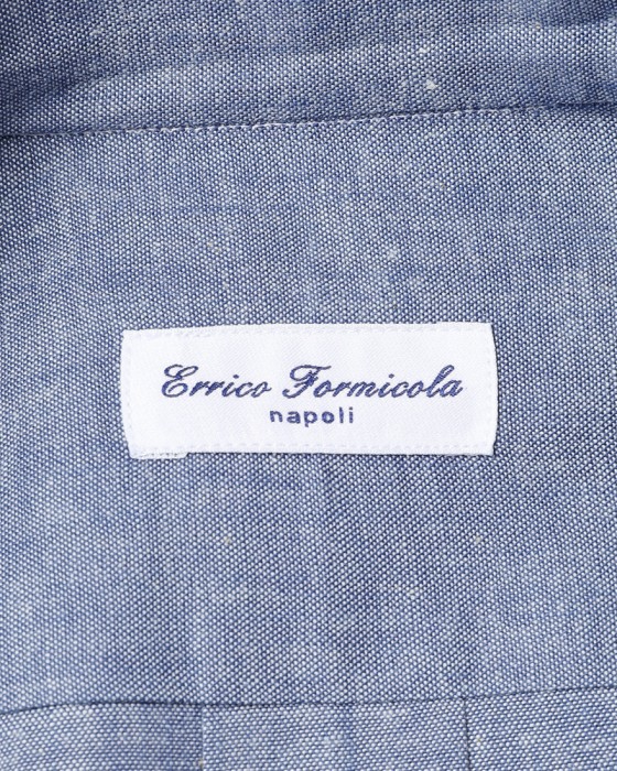ERRICO FORMICOLAコットンシャンブレー ジャンニシャツ 【GIANNI】13l
