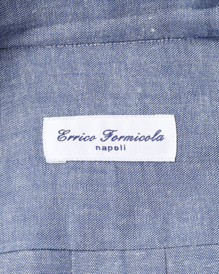 ERRICO FORMICOLAコットンシャンブレー ジャンニシャツ 【GIANNI】13l