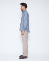 ERRICO FORMICOLAコットンシャンブレー ジャンニシャツ 【GIANNI】mb_02l