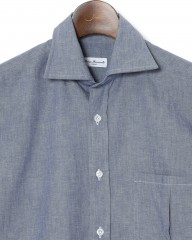 ERRICO FORMICOLAコットンシャンブレー ジャンニシャツ 【GIANNI】mb_05l