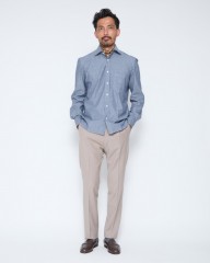 ERRICO FORMICOLAコットンシャンブレー ジャンニシャツ 【GIANNI】mb_ma