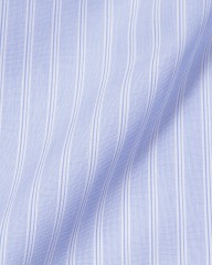 ERRICO FORMICOLAブルー ストライプ タブカラーシャツ 【HUMPHREY】mb_13l