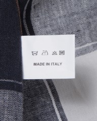 ERRICO FORMICOLAコットンリネン ホワイトチェック BDシャツ【LUCA】mb_15l