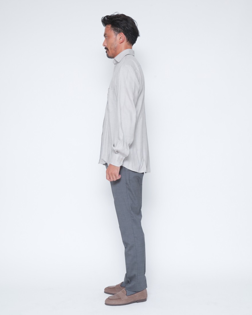 ERRICO FORMICOLAモダールウール ジャンニシャツ 【GIANNI】02l