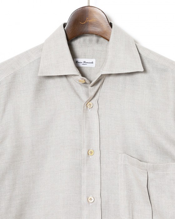 ERRICO FORMICOLAモダールウール ジャンニシャツ 【GIANNI】06l