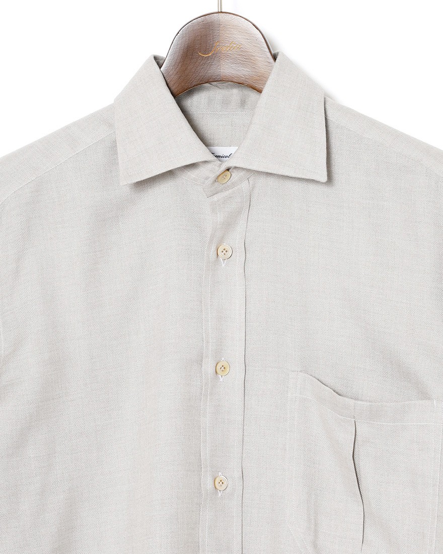 ERRICO FORMICOLAモダールウール ジャンニシャツ 【GIANNI】07l