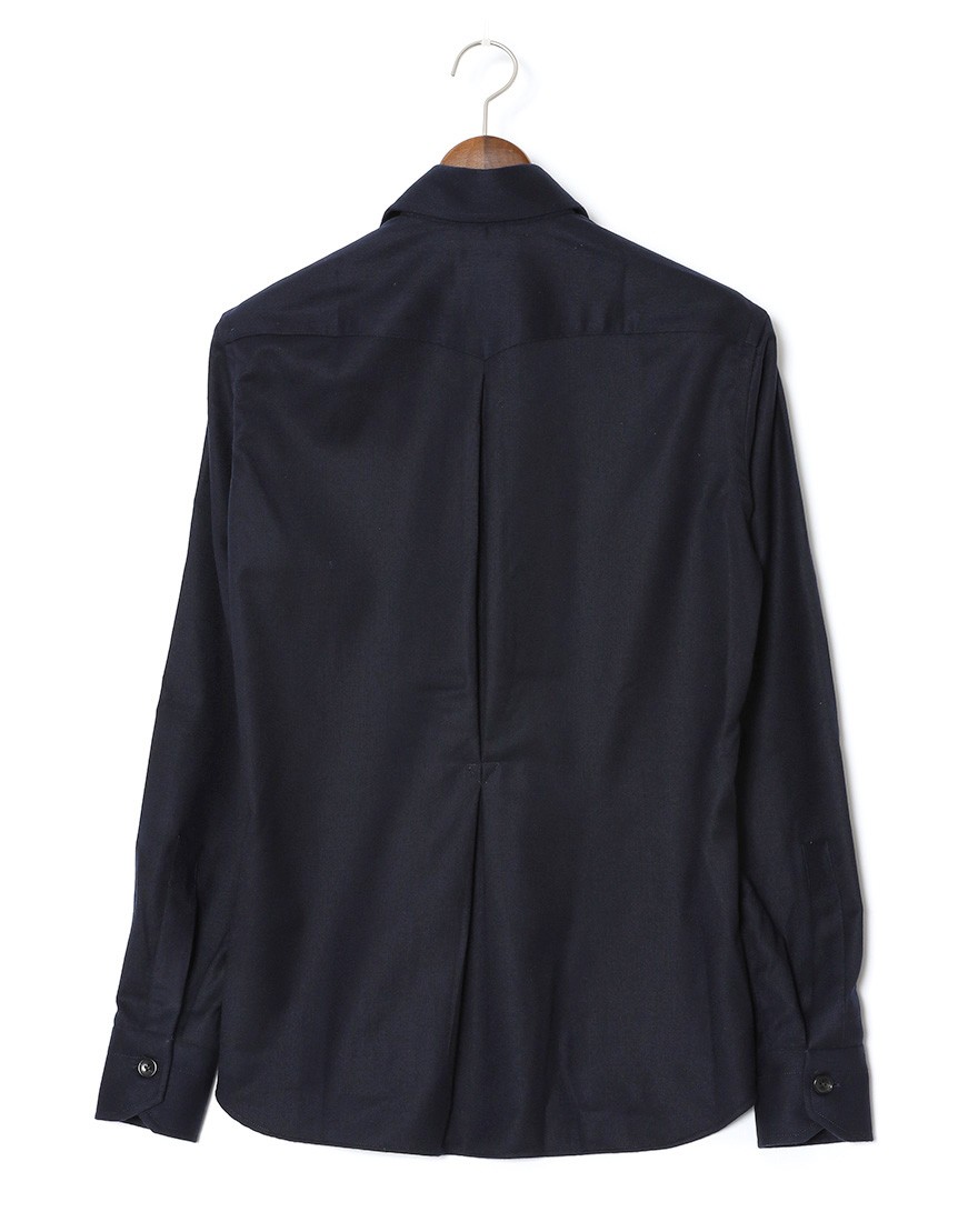 ERRICO FORMICOLAウールカシミヤストレッチ ジャンニシャツ 【GIANNI】04l