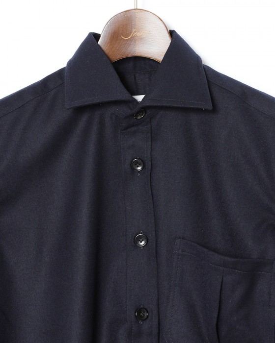 ERRICO FORMICOLAウールカシミヤストレッチ ジャンニシャツ 【GIANNI】06l