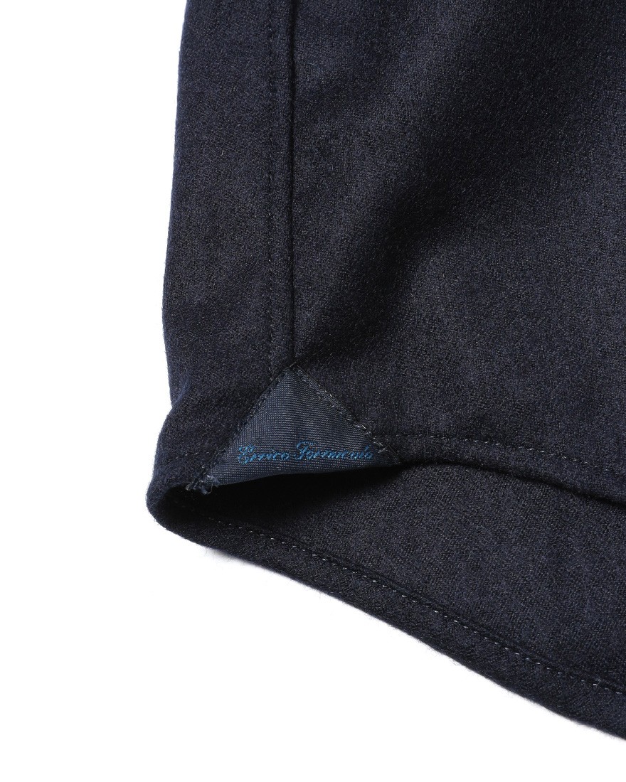 ERRICO FORMICOLAウールカシミヤストレッチ ジャンニシャツ 【GIANNI】14l