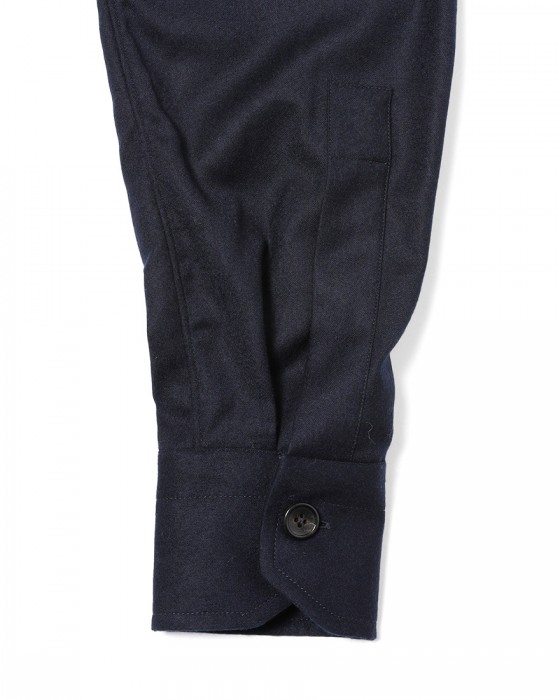 ERRICO FORMICOLAウールカシミヤストレッチ ジャンニシャツ 【GIANNI】16l