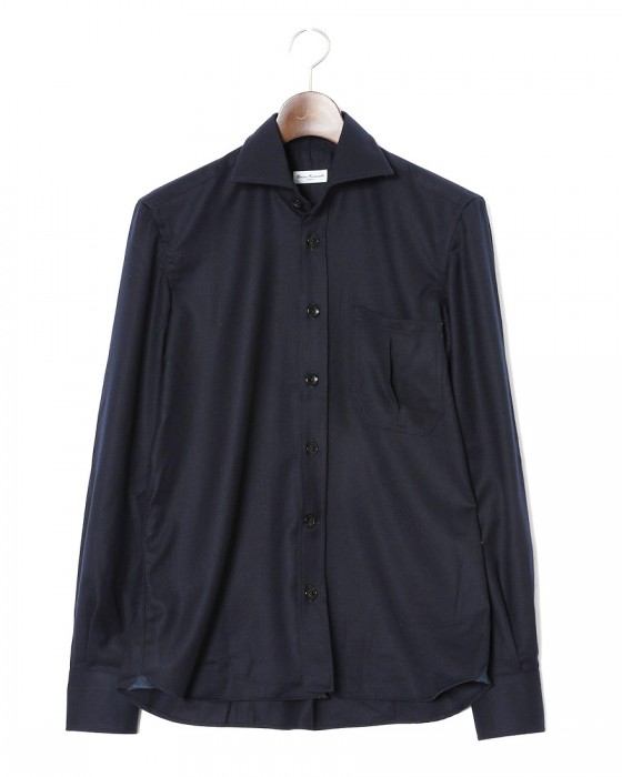 ERRICO FORMICOLAウールカシミヤストレッチ ジャンニシャツ 【GIANNI】c0