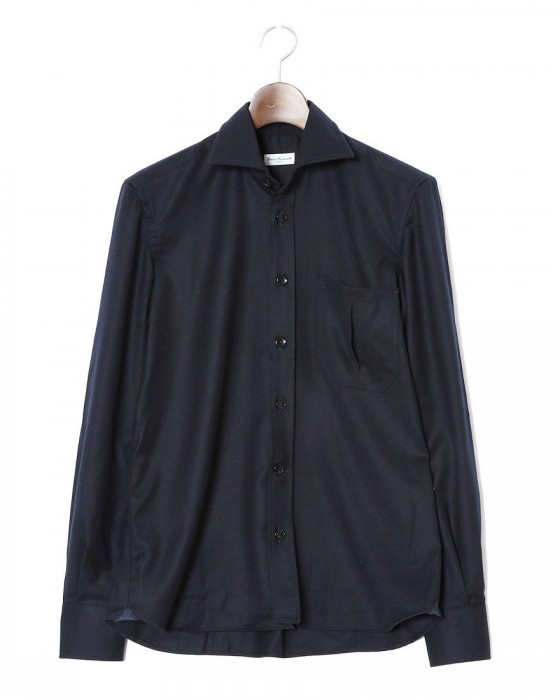 ERRICO FORMICOLAウールカシミヤストレッチ ジャンニシャツ 【GIANNI】ma