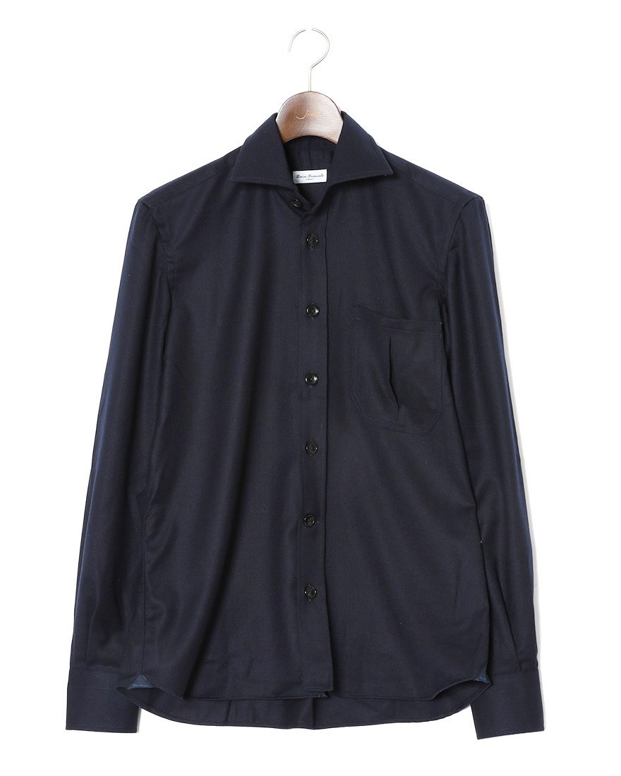 ERRICO FORMICOLAウールカシミヤストレッチ ジャンニシャツ 【GIANNI】ma