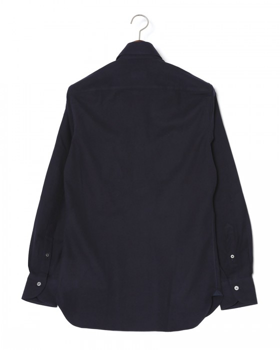 ERRICO FORMICOLA起毛コットンツイル レギュラーカラーシャツ【HUGO】04l