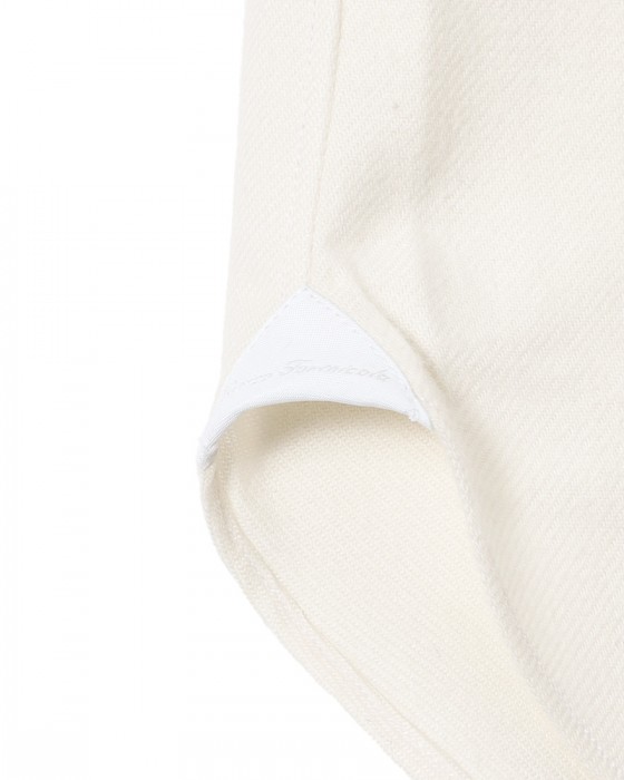 ERRICO FORMICOLA起毛コットンツイル レギュラーカラーシャツ【HUGO】11l