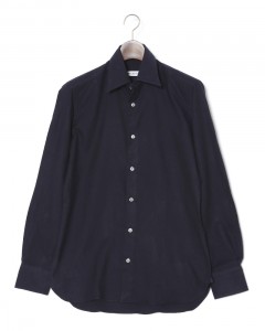 起毛コットンツイル レギュラーカラーシャツ【HUGO】