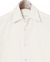 ERRICO FORMICOLA起毛コットンツイル レギュラーカラーシャツ【HUGO】mb_07l