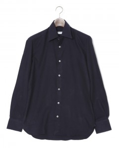 起毛コットンツイル レギュラーカラーシャツ【HUGO】