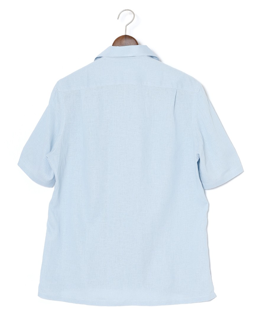 ERRICO FORMICOLAリネンビスコース ショートスリーブシャツ【LECCE】 04l