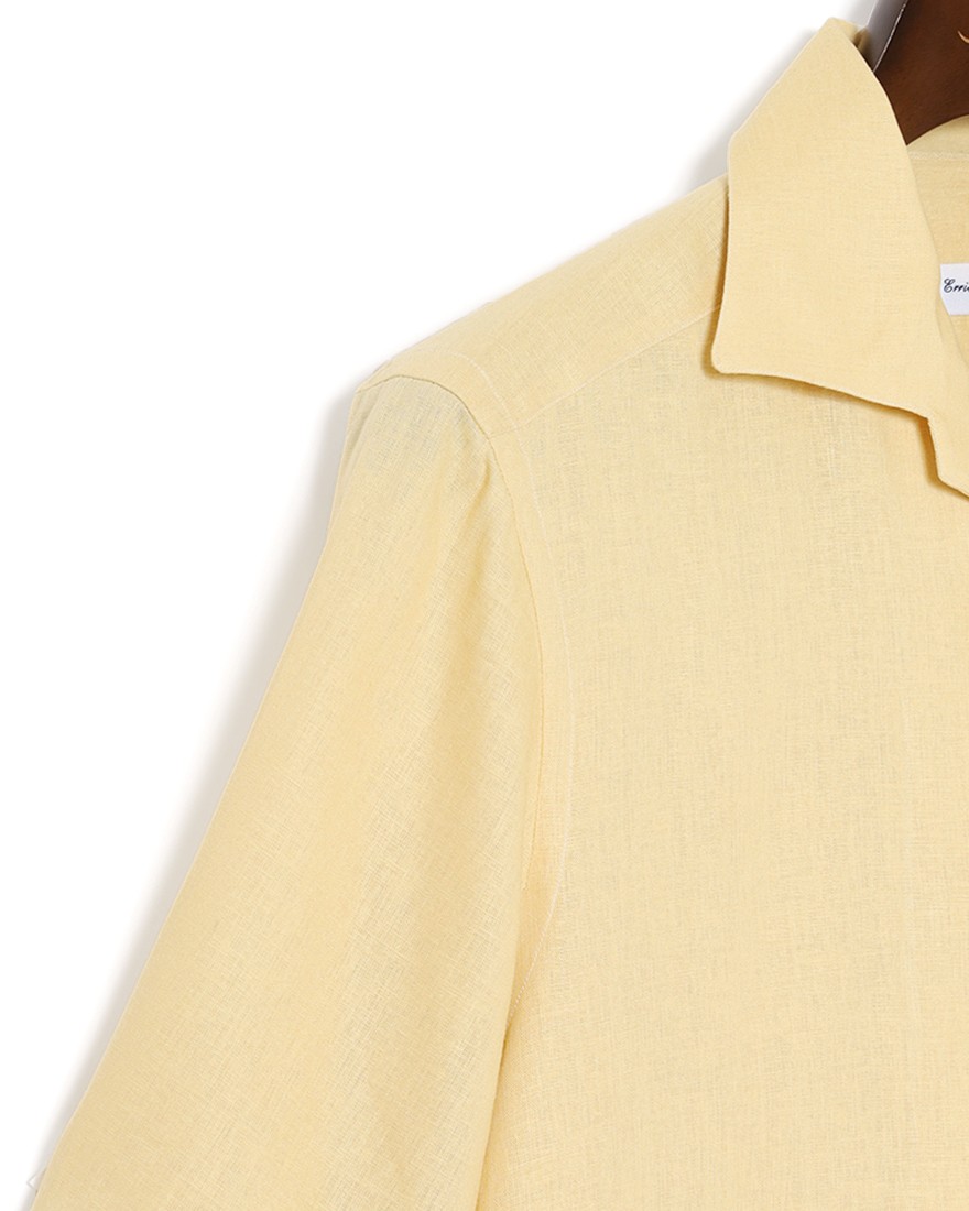 ERRICO FORMICOLAリネンビスコース ショートスリーブシャツ【LECCE】 09l