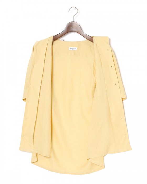 ERRICO FORMICOLAリネンビスコース ショートスリーブシャツ【LECCE】 11l