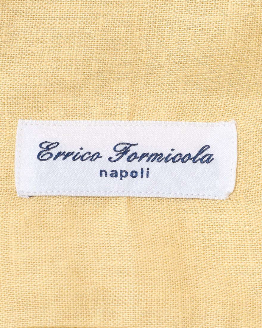 ERRICO FORMICOLAリネンビスコース ショートスリーブシャツ【LECCE】 12l