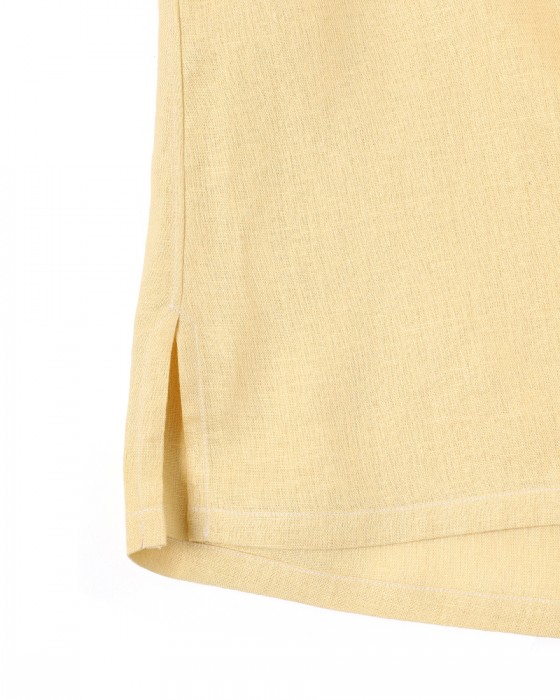 ERRICO FORMICOLAリネンビスコース ショートスリーブシャツ【LECCE】 13l