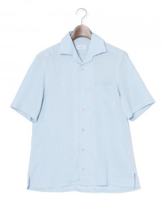 リネンビスコース ショートスリーブシャツ【LECCE】 