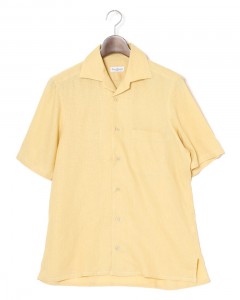 リネンビスコース ショートスリーブシャツ【LECCE】 