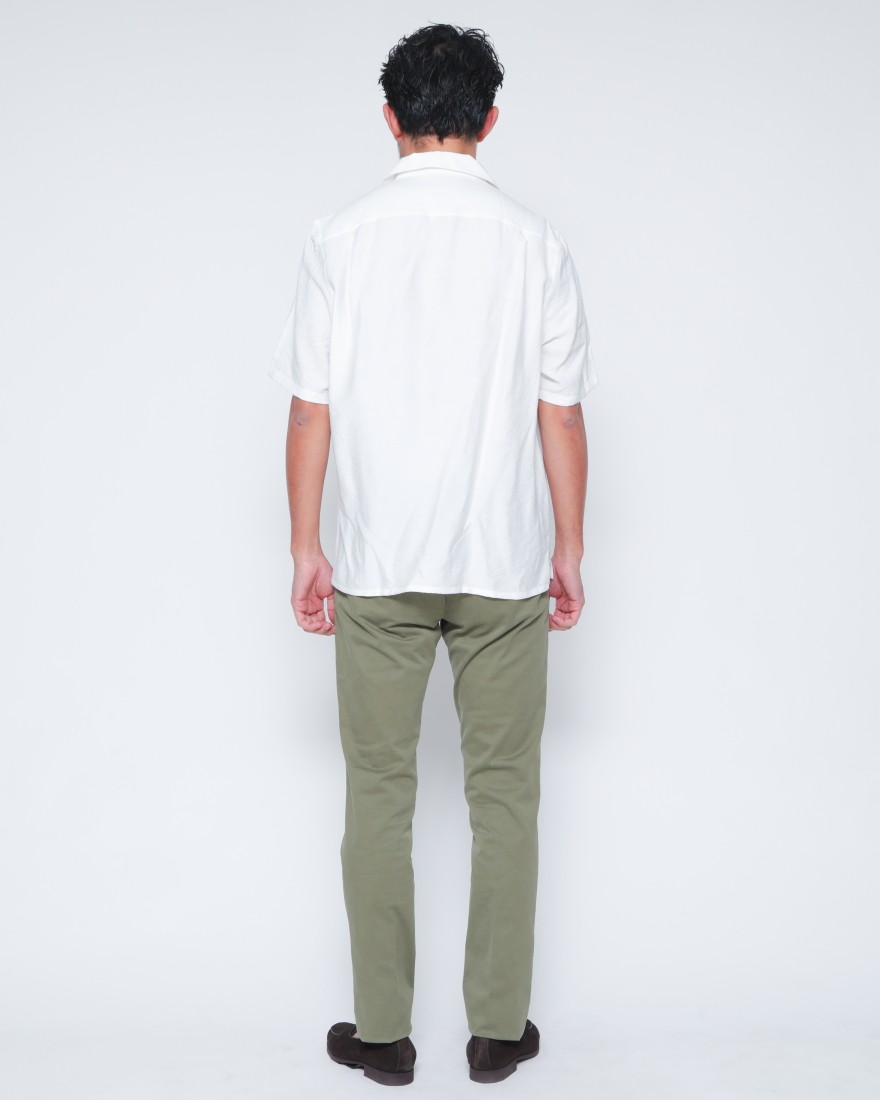 ERRICO FORMICOLAビスコース ショートスリーブシャツ【LECCE】 03l