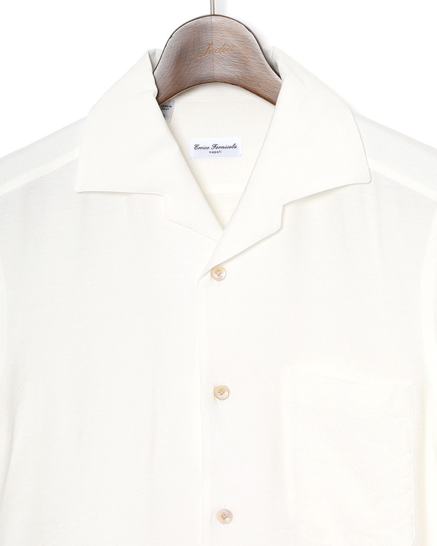 ERRICO FORMICOLAビスコース ショートスリーブシャツ【LECCE】 05l