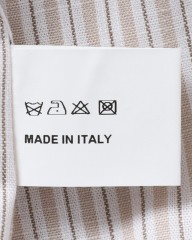 ERRICO FORMICOLAリネンコットン ストライプ BDシャツ【LUCA】mb_18l