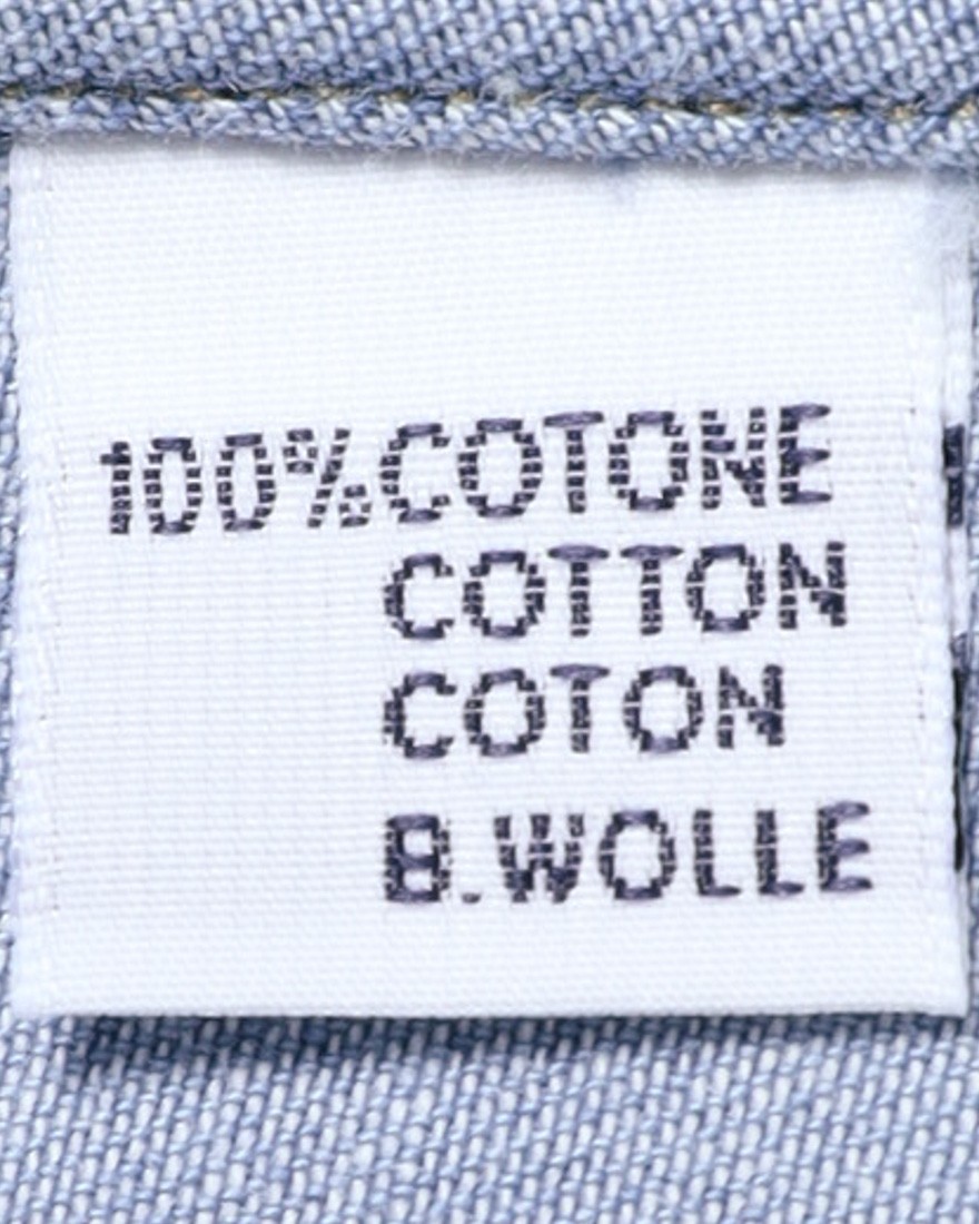 ERRICO FORMICOLAライトインディゴ コットンシャンブレー BDシャツ【LUCA】19l