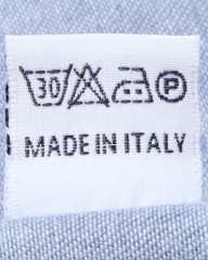 ERRICO FORMICOLAライトインディゴ コットンシャンブレー BDシャツ【LUCA】mb_20l