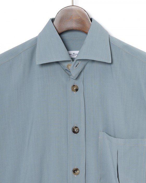 ERRICO FORMICOLAウール ジャンニシャツ【GIANNI】07l