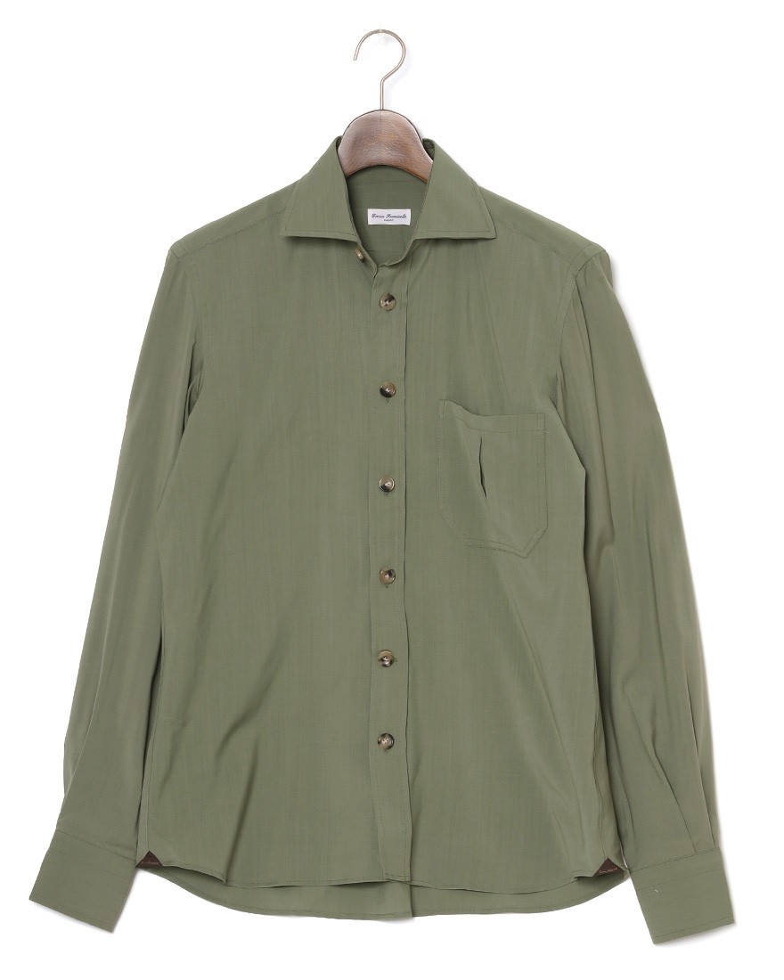 ERRICO FORMICOLAウール ジャンニシャツ【GIANNI】c1