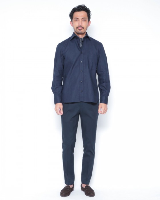 ERRICO FORMICOLAリネン ジャンニシャツ【GIANNI】01l