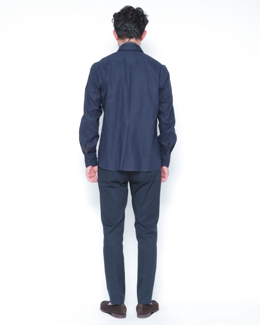 ERRICO FORMICOLAリネン ジャンニシャツ【GIANNI】03l