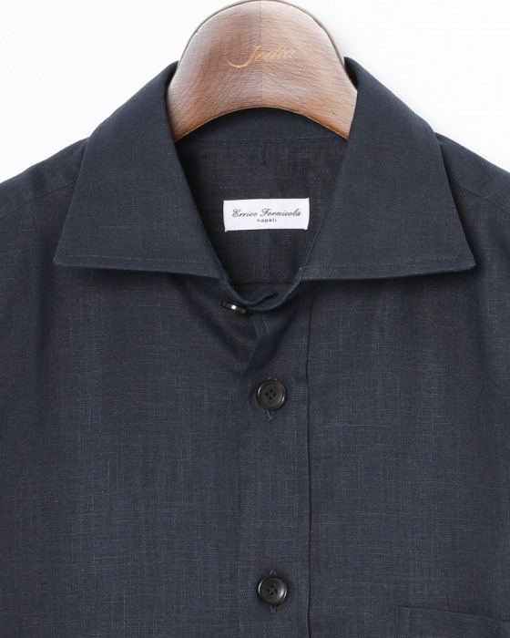 ERRICO FORMICOLAリネン ジャンニシャツ【GIANNI】05l