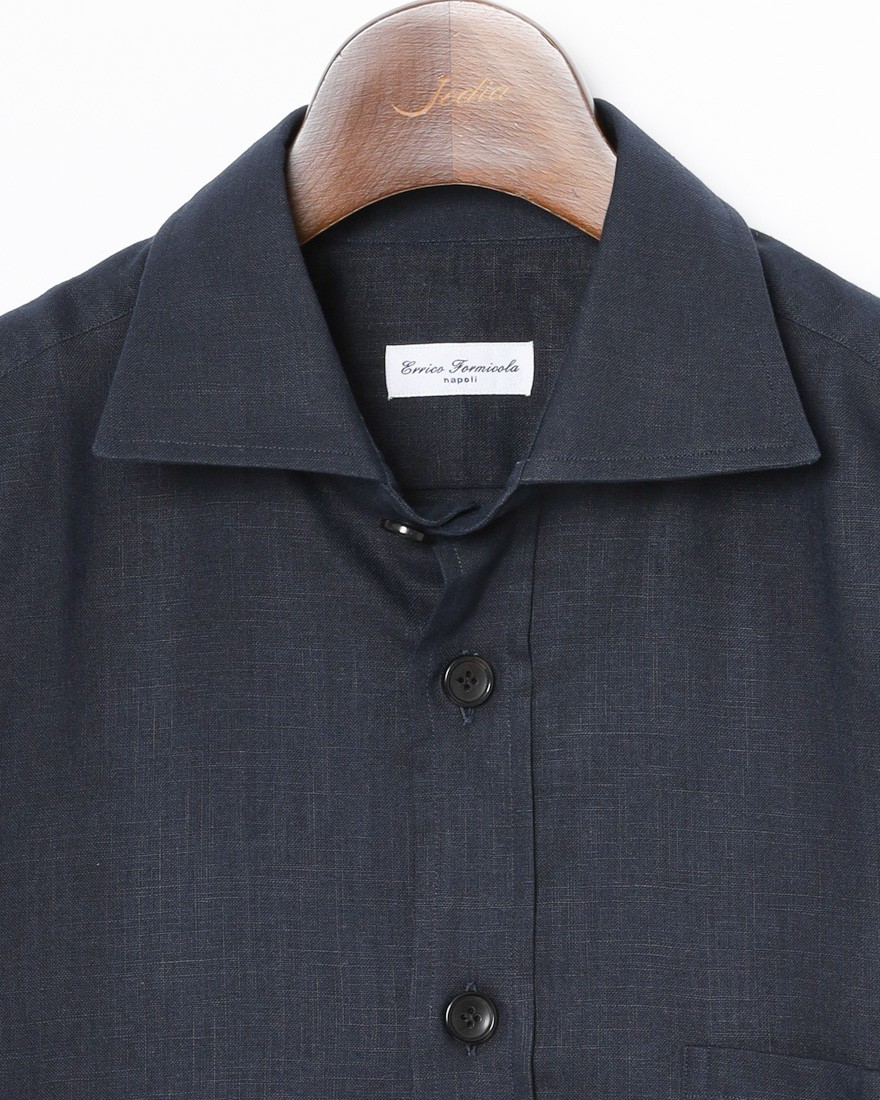 ERRICO FORMICOLAリネン ジャンニシャツ【GIANNI】05l