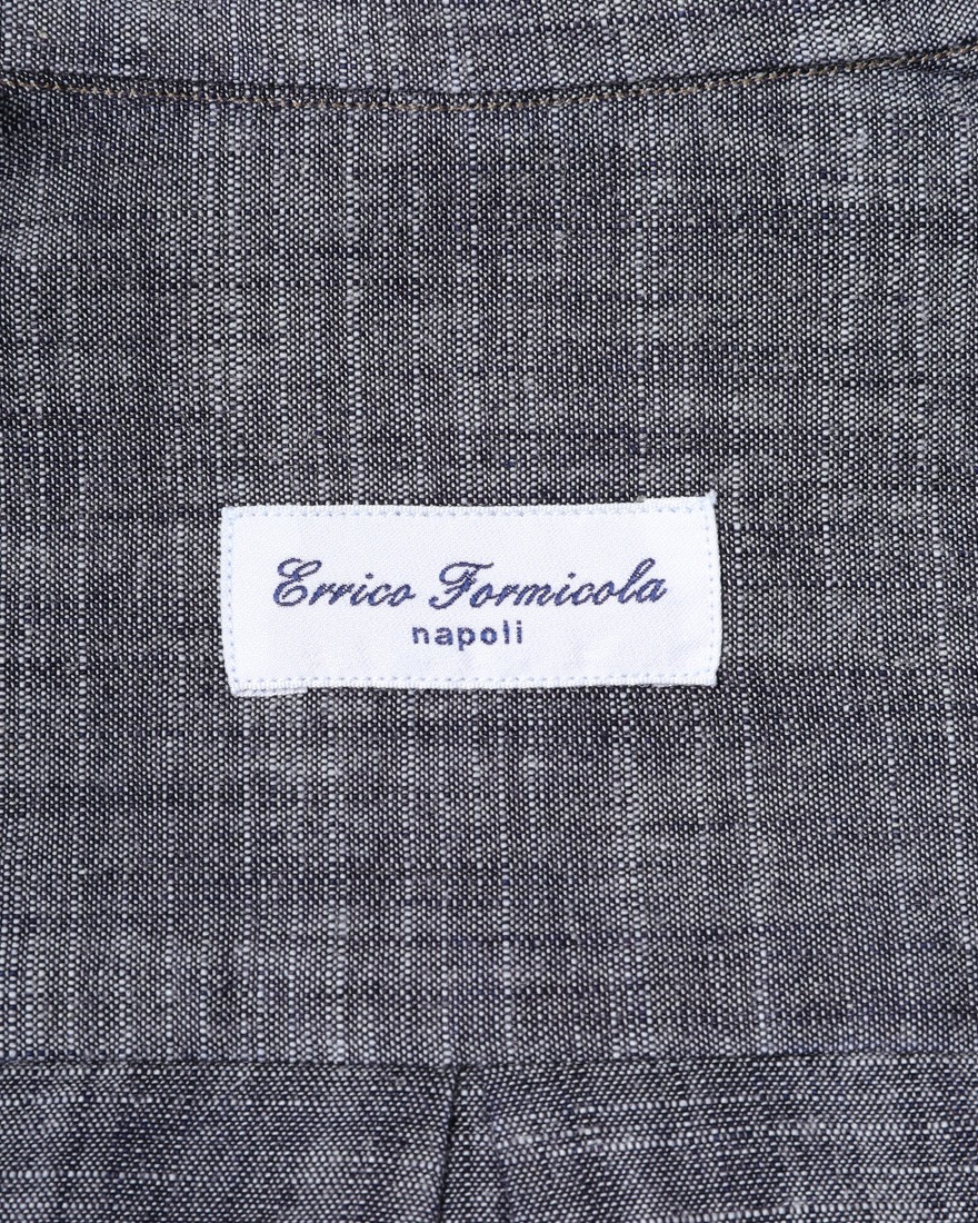 ERRICO FORMICOLAコットン シャンブレー BDシャツ【LUCA】 08l