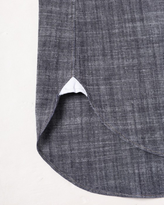 ERRICO FORMICOLAコットン シャンブレー BDシャツ【LUCA】 10l