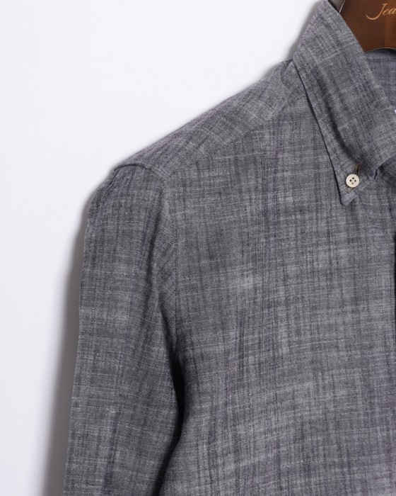 ERRICO FORMICOLAコットン シャンブレー BDシャツ【LUCA】 11l